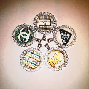 5 Designer Logo Charms